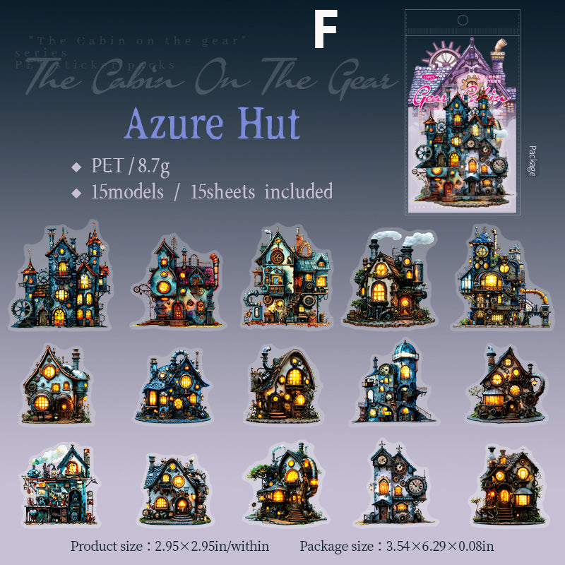 The Cabin on The Gear Sticker 15pcs