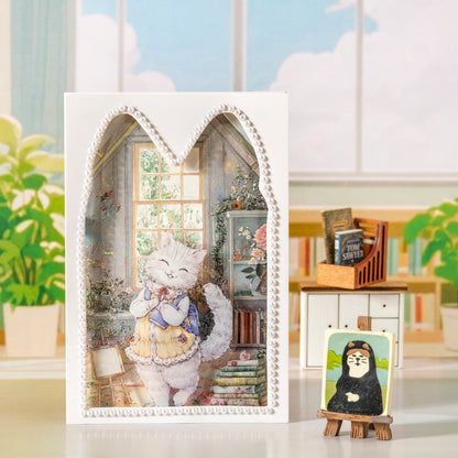 The Cat's School Day Sticker 20pcs