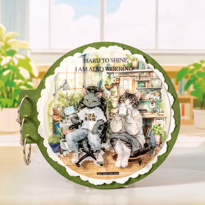 The Cat's School Day Sticker 20pcs