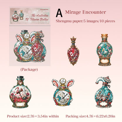 The Collection of IIIusion Bottles Sticker 10pcs