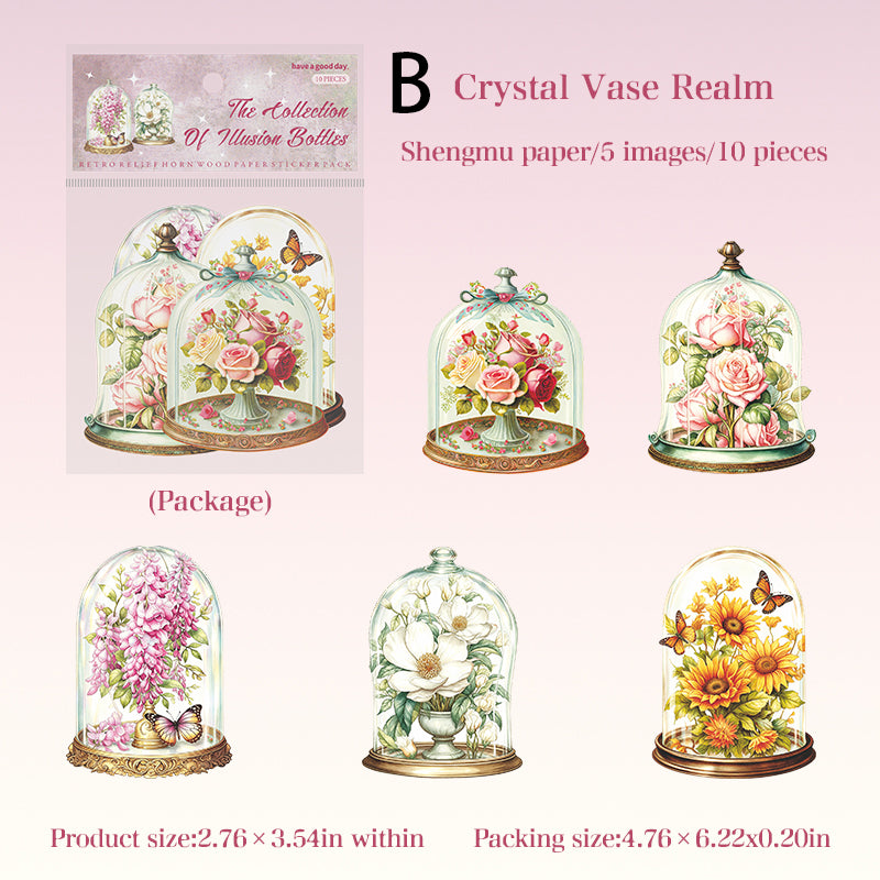 The Collection of IIIusion Bottles Sticker 10pcs