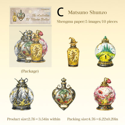 The Collection of IIIusion Bottles Sticker 10pcs