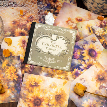 The Colorful Flower Paper 30pcs