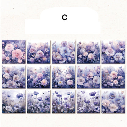 The Colorful Flower Paper 30pcs