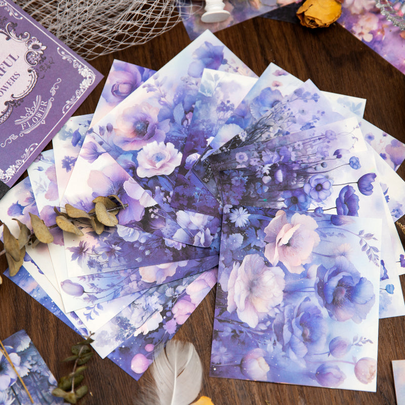 The Colorful Flower Paper 30pcs
