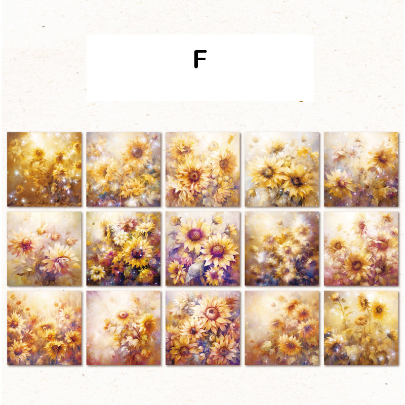 The Colorful Flower Paper 30pcs