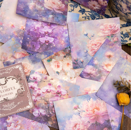 The Colorful Flower Paper 30pcs