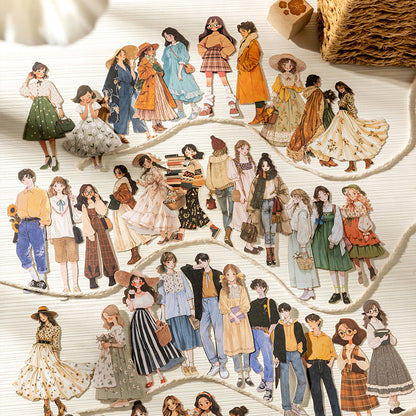 The Crowd Was Like A Cloud Sticker 100pcs