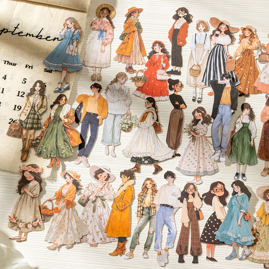 The Crowd Was Like A Cloud Sticker 100pcs