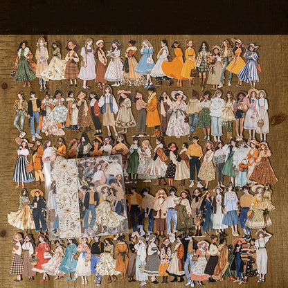 The Crowd Was Like A Cloud Sticker 100pcs