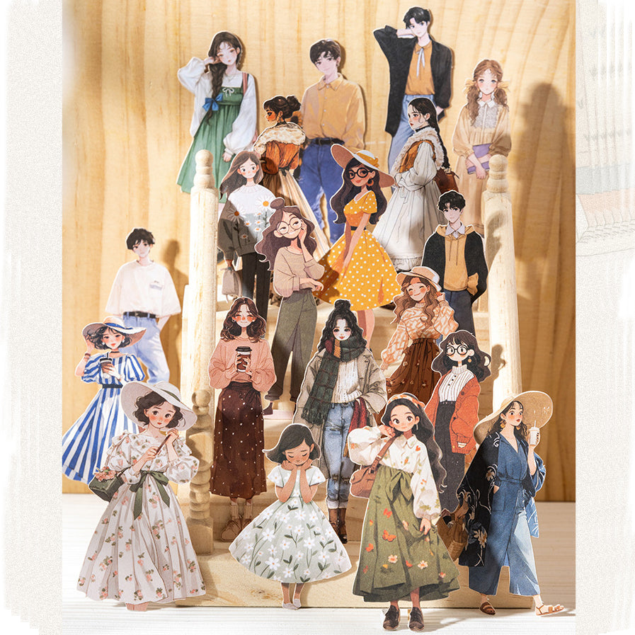 The Crowd Was Like A Cloud Sticker 100pcs