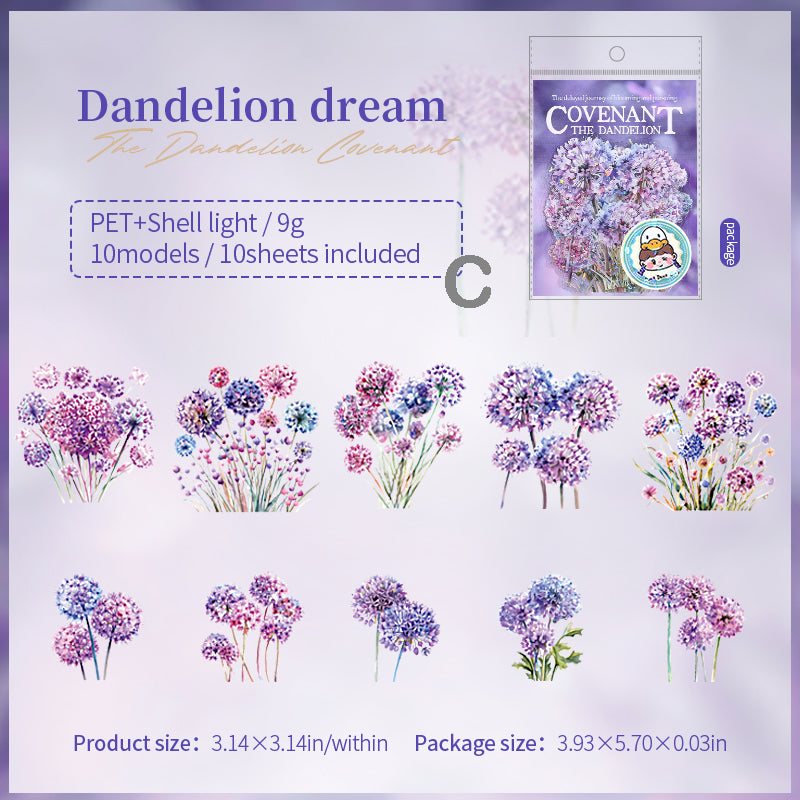 The Dandelion Covenant Stickers 10pcs