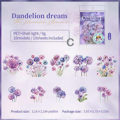 The Dandelion Covenant Stickers 10pcs