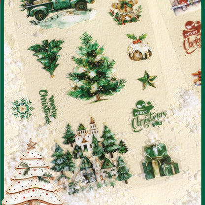 Pre-cut The Forest of Christmas Stickers 6pcs