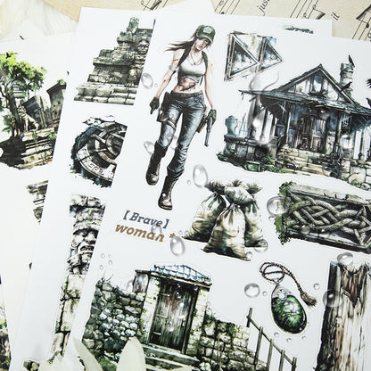 The Forest of Tomb Stickers Book