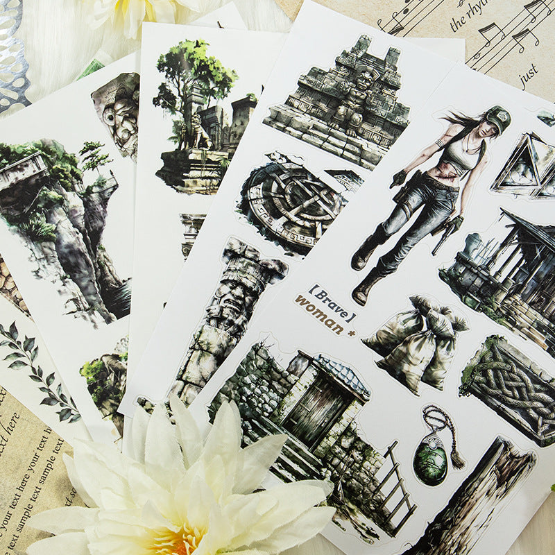 The Forest of Tomb Stickers Book