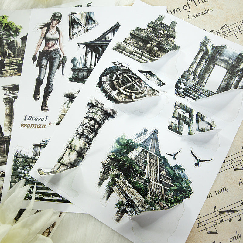 The Forest of Tomb Stickers Book