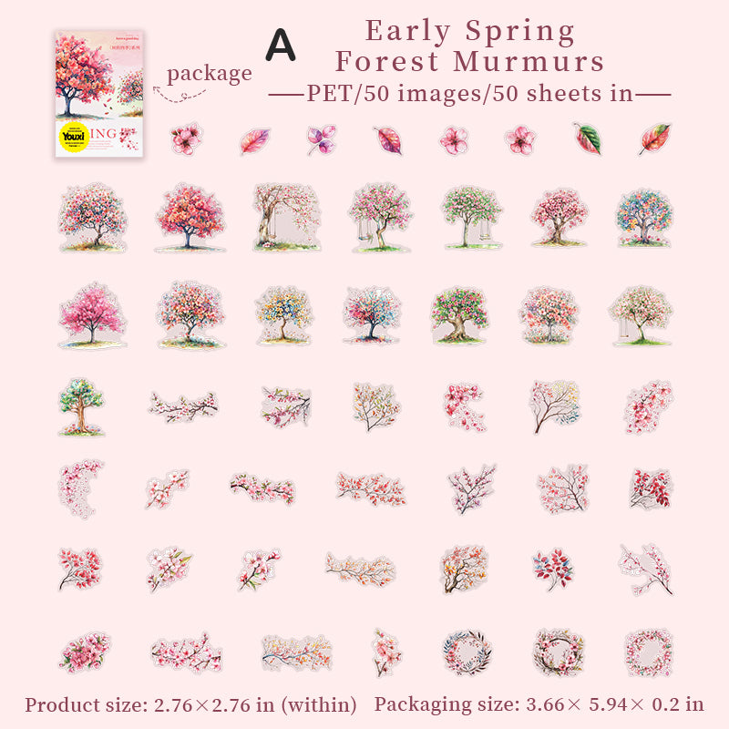 The Four Seasons Sticker 50pcs