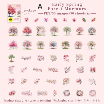 The Four Seasons Sticker 50pcs