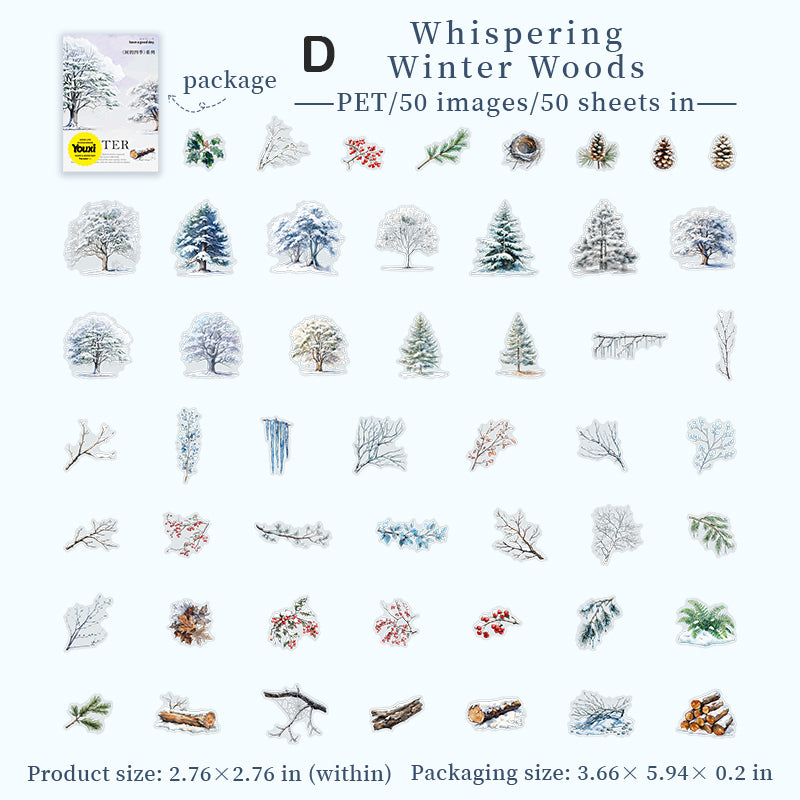 The Four Seasons Sticker 50pcs