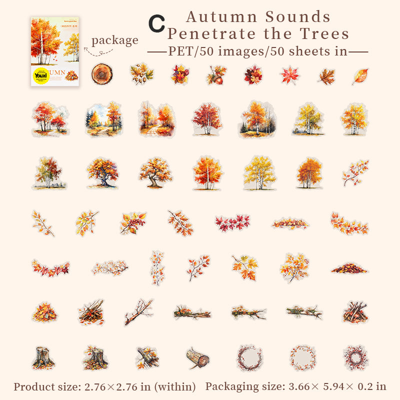 The Four Seasons Sticker 50pcs