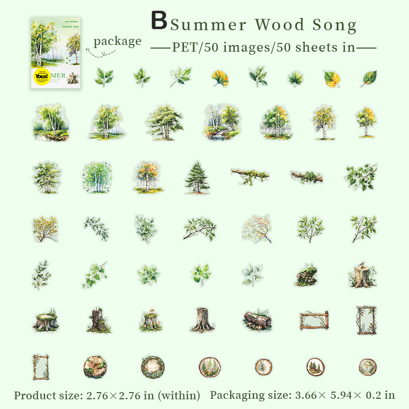 The Four Seasons Sticker 50pcs