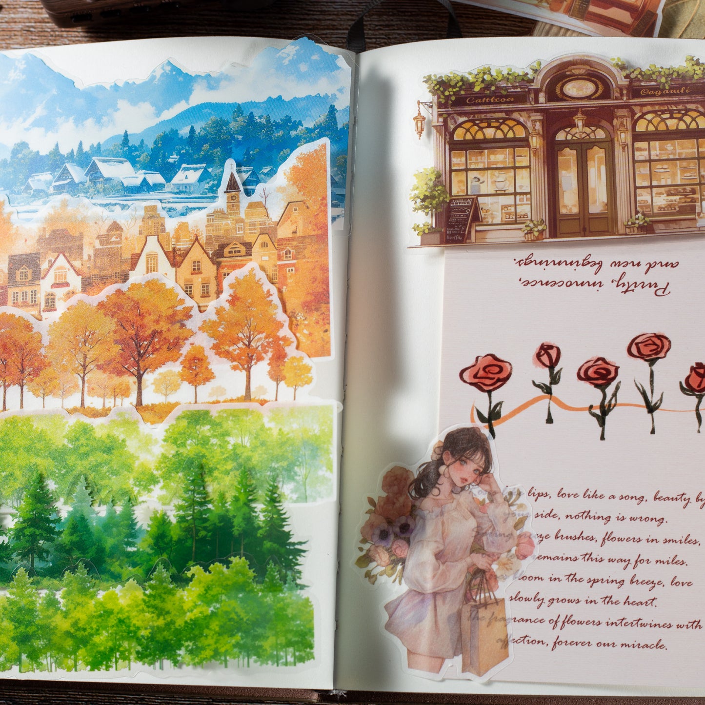 The Four Seasons Story Serie Sticker 20pcs
