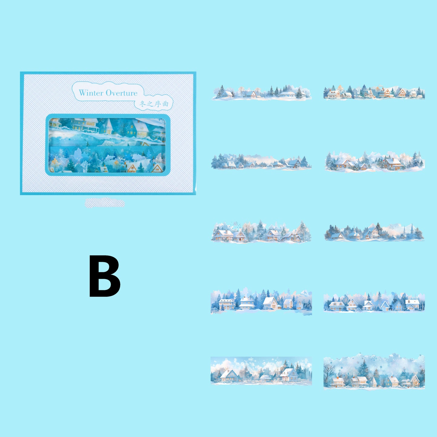 The Four Seasons Story Serie Sticker 20pcs