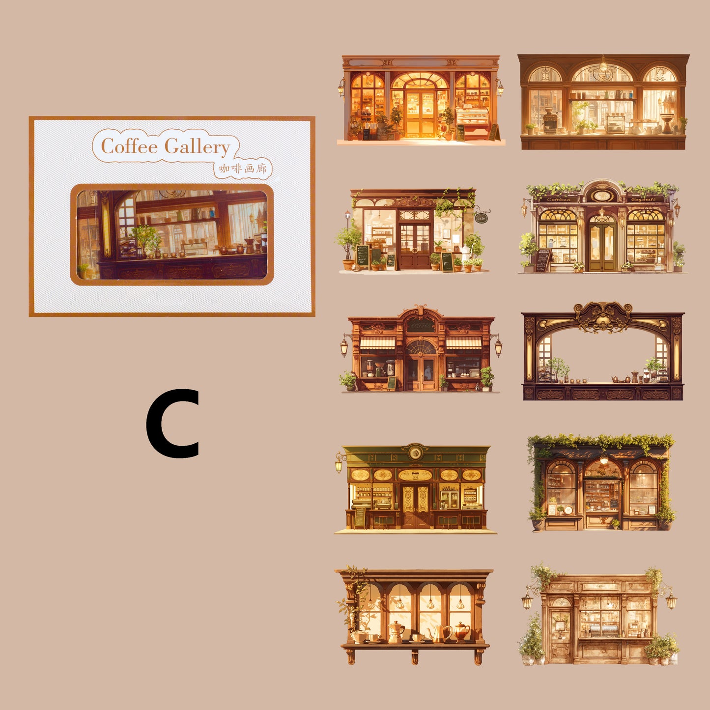 The Four Seasons Story Serie Sticker 20pcs