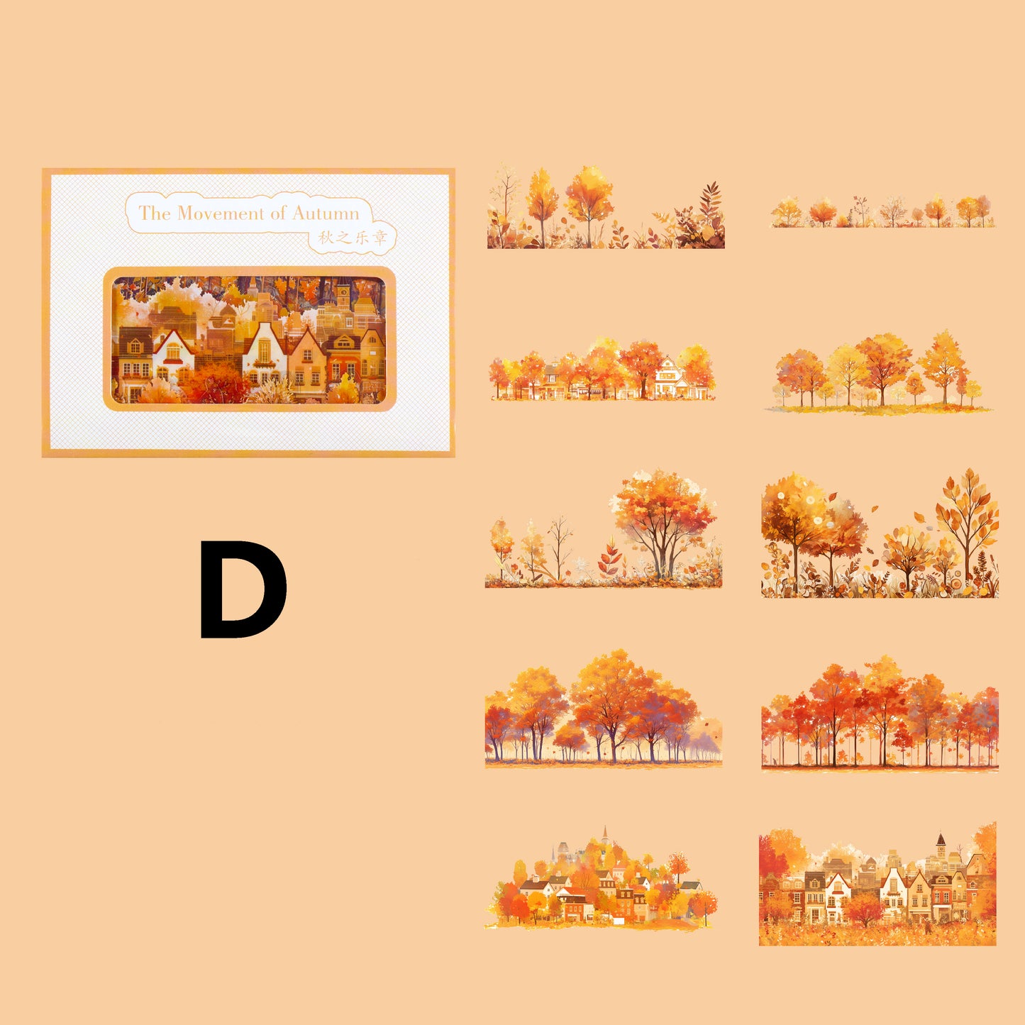 The Four Seasons Story Serie Sticker 20pcs