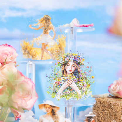 The Girl in The Flower Field Sitcker 20pcs