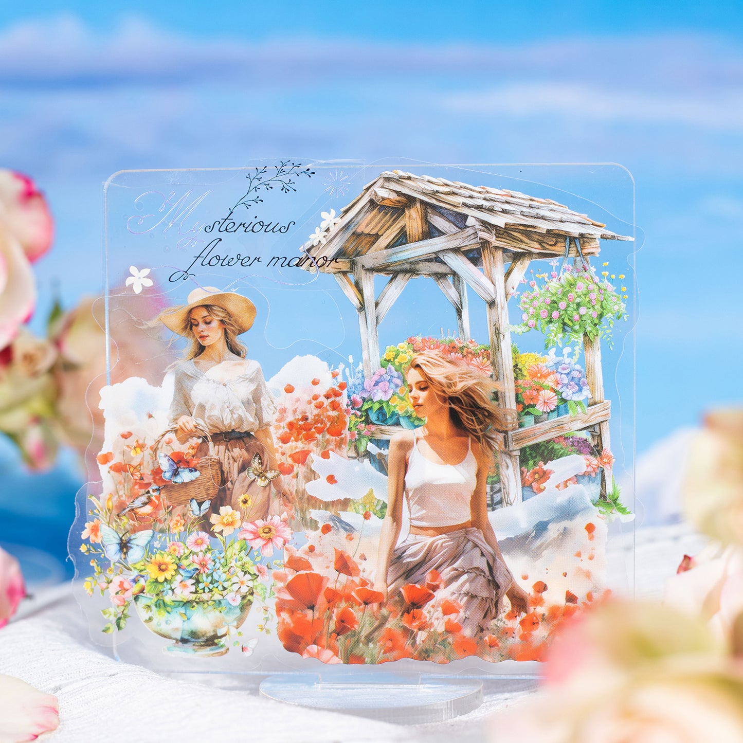 The Girl in The Flower Field Sitcker 20pcs