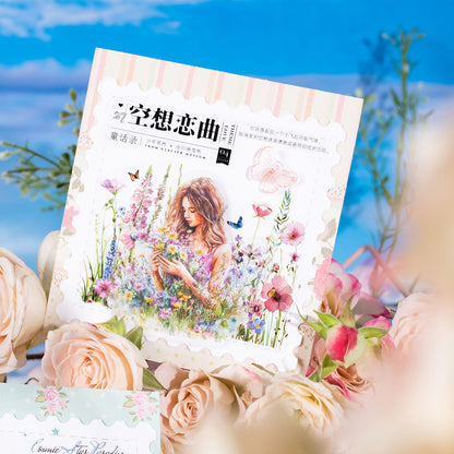 The Girl in The Flower Field Sitcker 20pcs