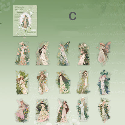 The Girl in the Garden Stickers 15pcs