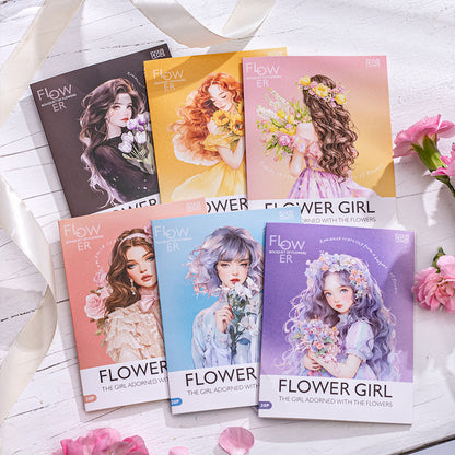 The Girl with the Flowers Stickers 20pcs