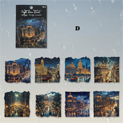 The Hazy Rainy Season Sticker 8pcs