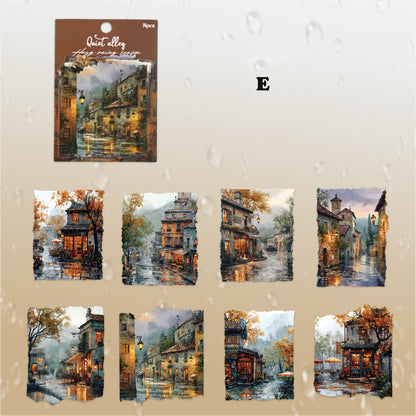 The Hazy Rainy Season Sticker 8pcs