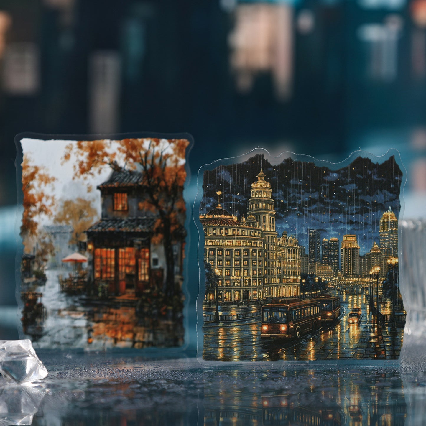 The Hazy Rainy Season Sticker 8pcs