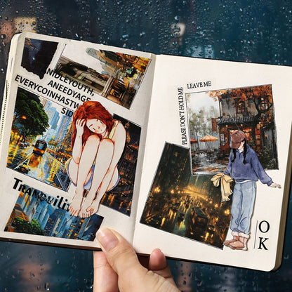 The Hazy Rainy Season Sticker 8pcs