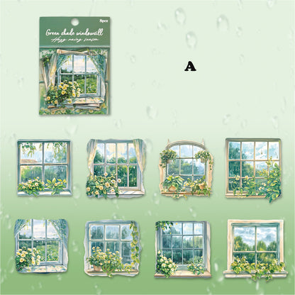 The Hazy Rainy Season Sticker 8pcs