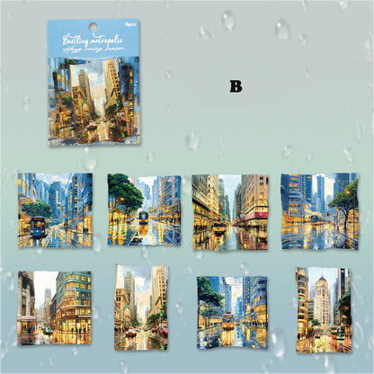 The Hazy Rainy Season Sticker 8pcs