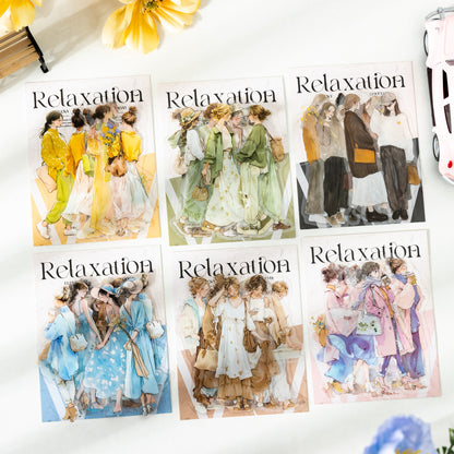 The Laid-back Feel of the South of France Sticker 20pcs