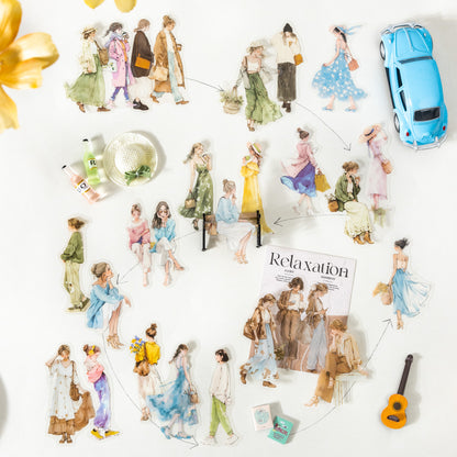 The Laid-back Feel of the South of France Sticker 20pcs