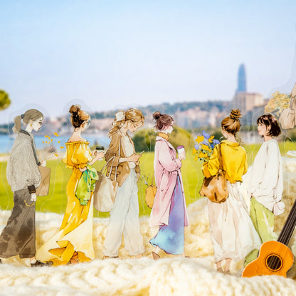 The Laid-back Feel of the South of France Sticker 20pcs