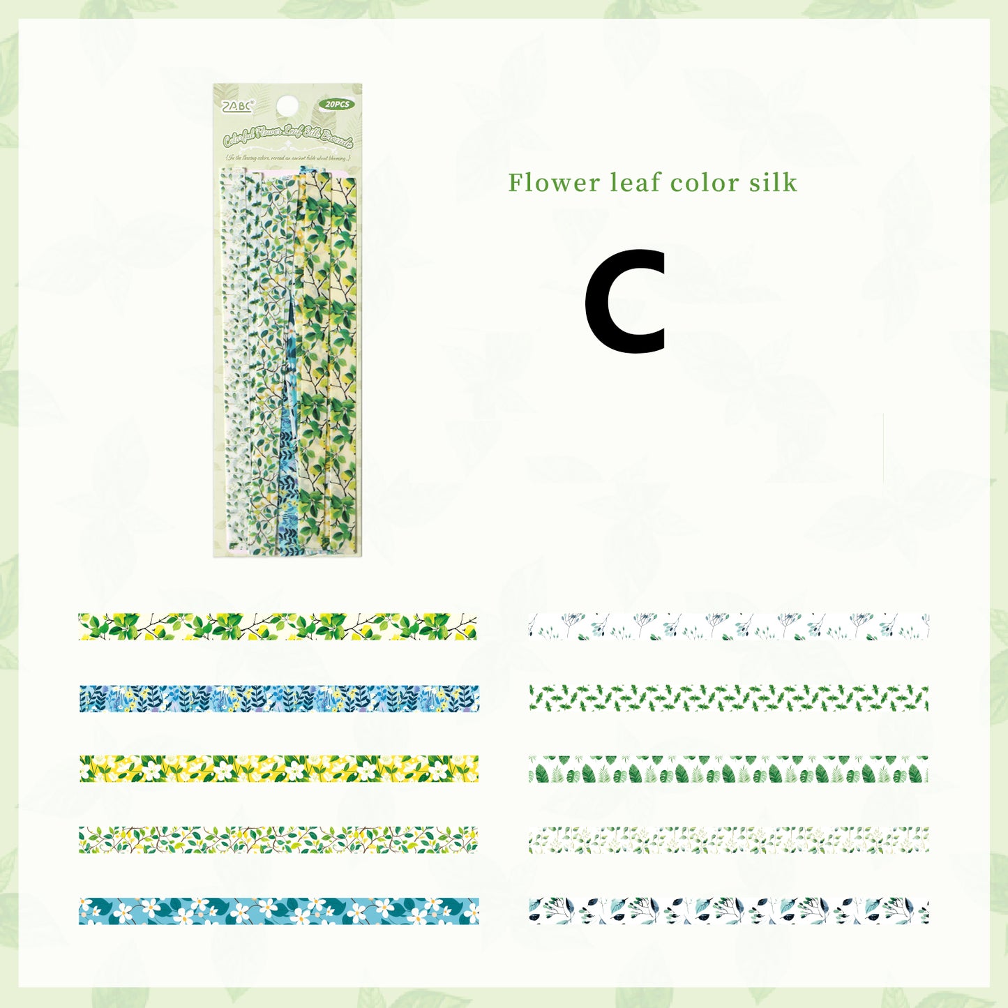 The Language Of Flowers Sticekr 20pcs