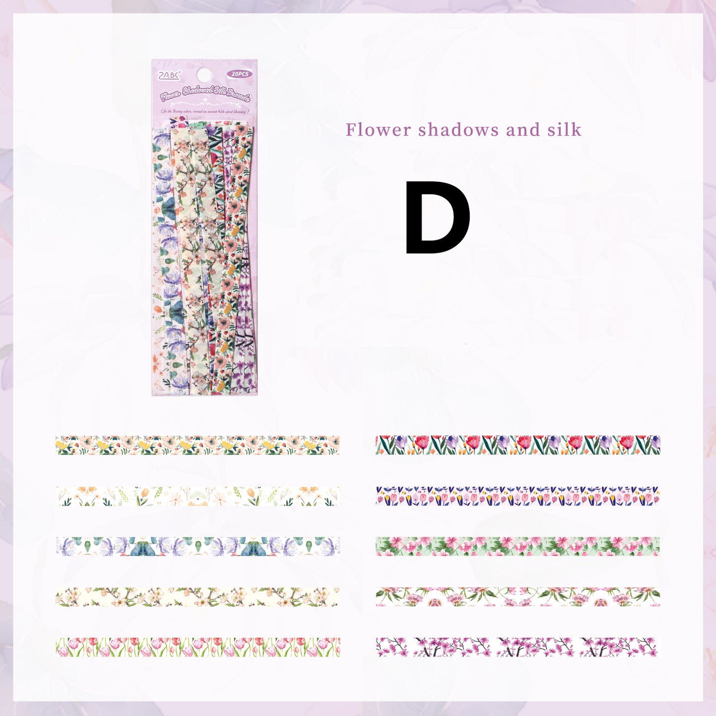 The Language Of Flowers Sticekr 20pcs