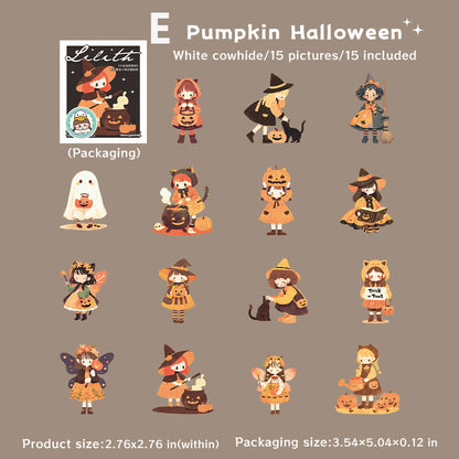 The Little Witch Lilith Sticker 15pcs