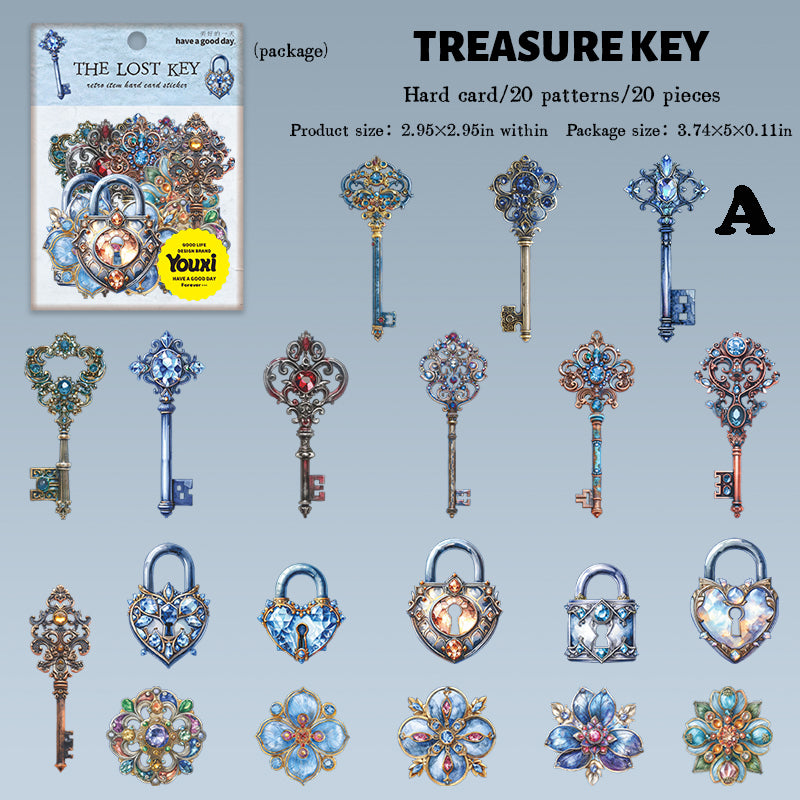 The Lost Key Sticker 20pcs