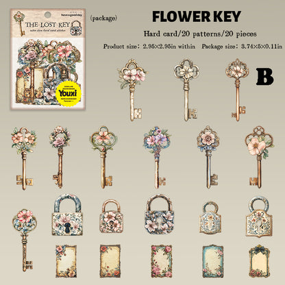 The Lost Key Sticker 20pcs