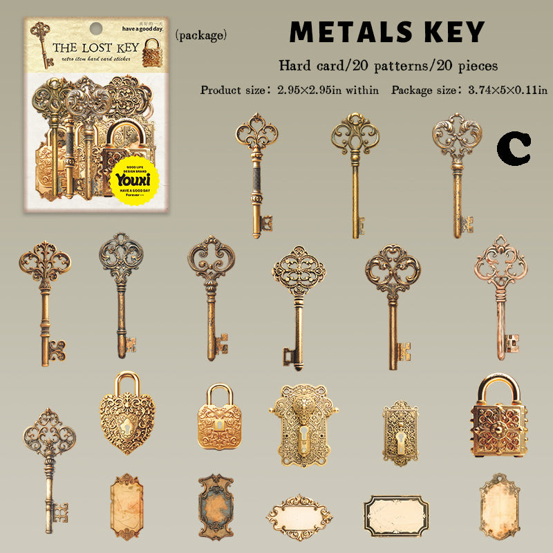 The Lost Key Sticker 20pcs